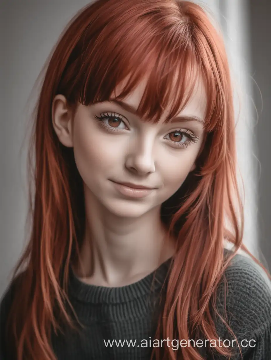 Radiant-RedHaired-Woman-with-Captivating-Charm
