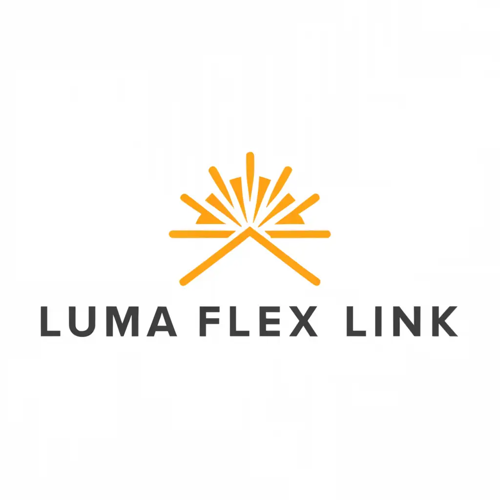 LOGO-Design-for-Luma-Flex-Link-Minimalistic-Sun-Symbol-for-Retail-Industry