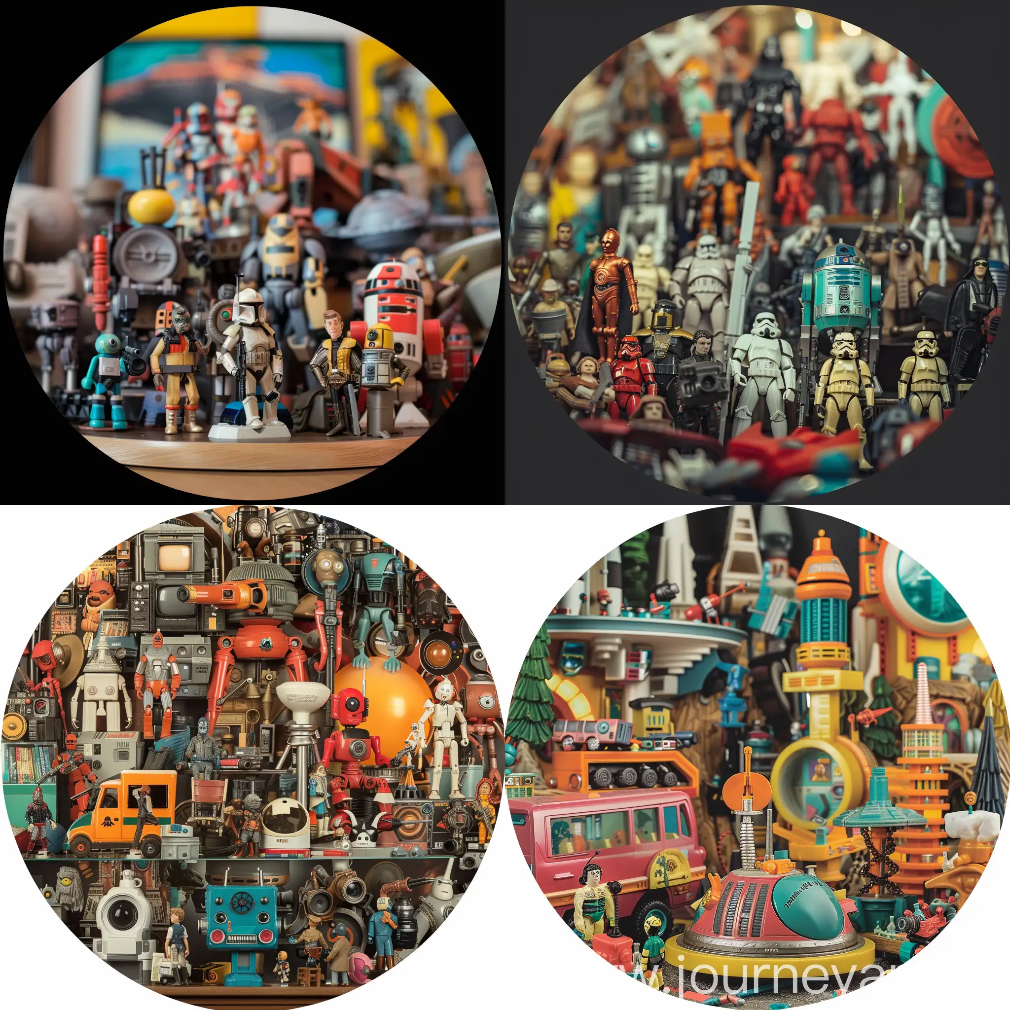 Circular-Toy-Collector-Profile-Picture-with-Video-Thematic-Background