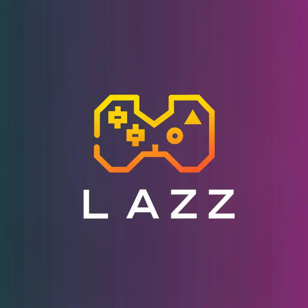 LOGO-Design-For-LAZZ-Modern-Gaming-PC-Inspired-Logo-on-Clear-Background