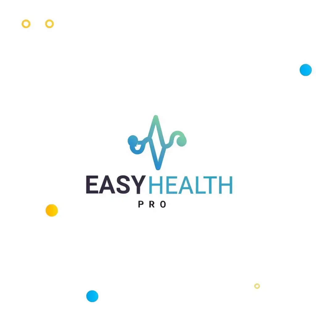logo, health, with the text "easy health pro", typography, be used in Technology industry
