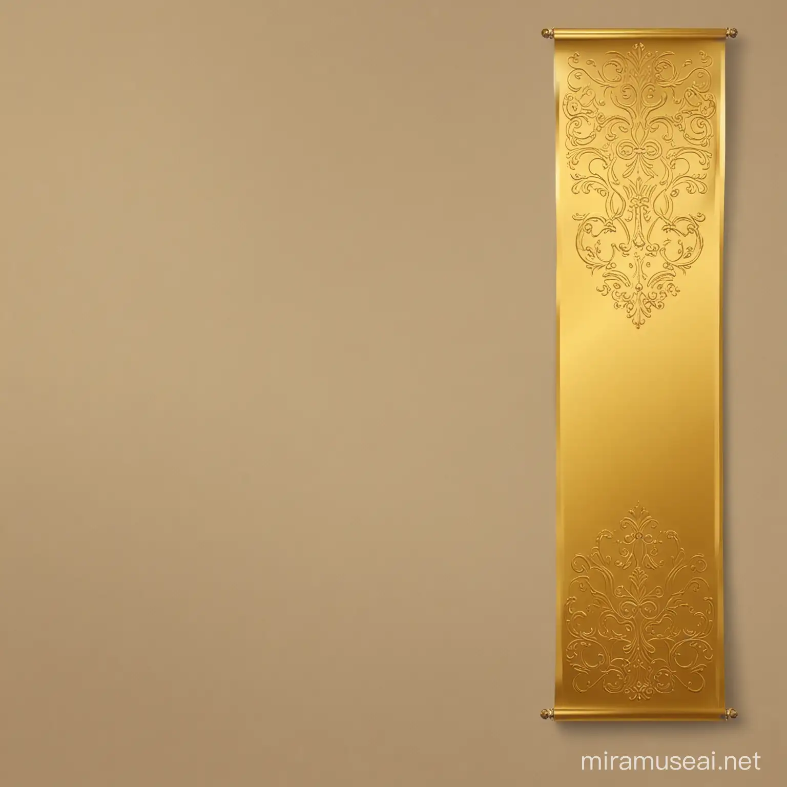 Glistening Gold Banner 1200x300 for Luxurious Events