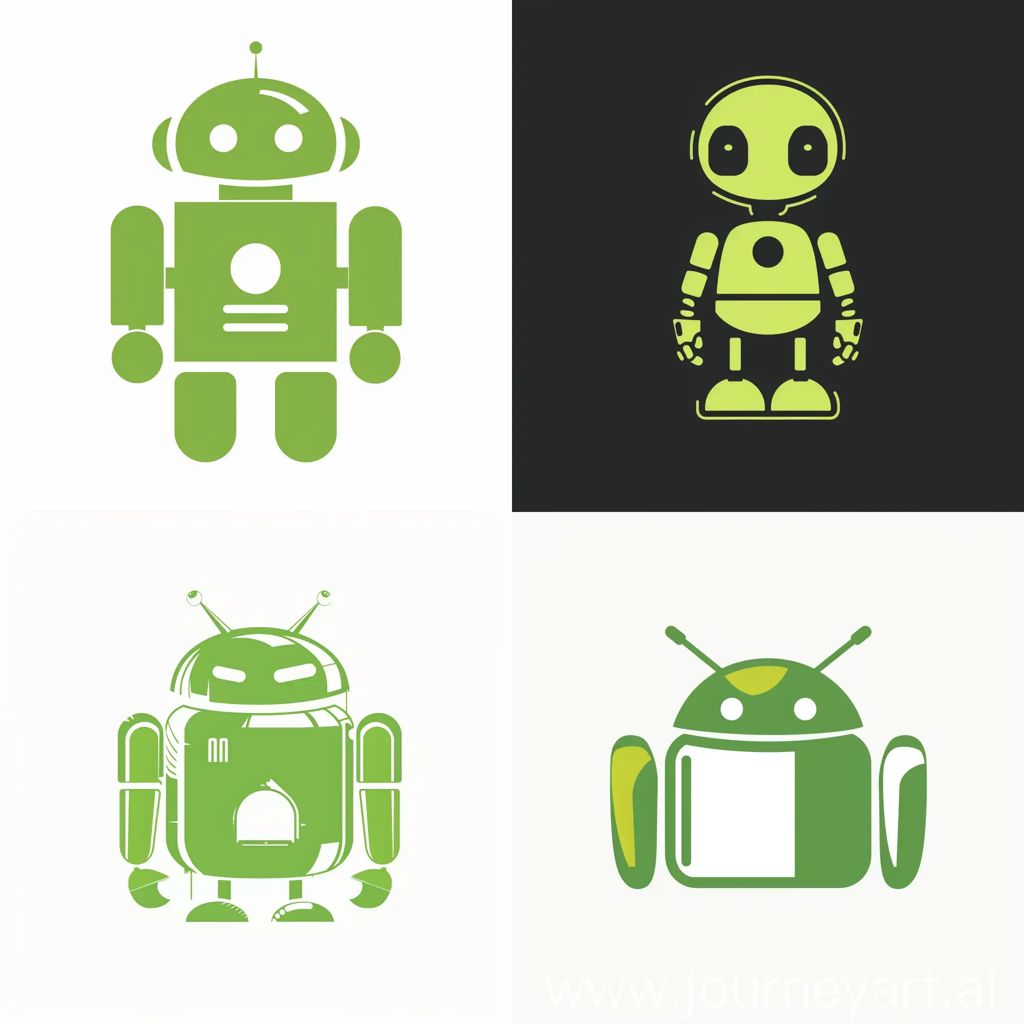 Green-Small-Robot-Logo-Simple-and-Beautiful-Design