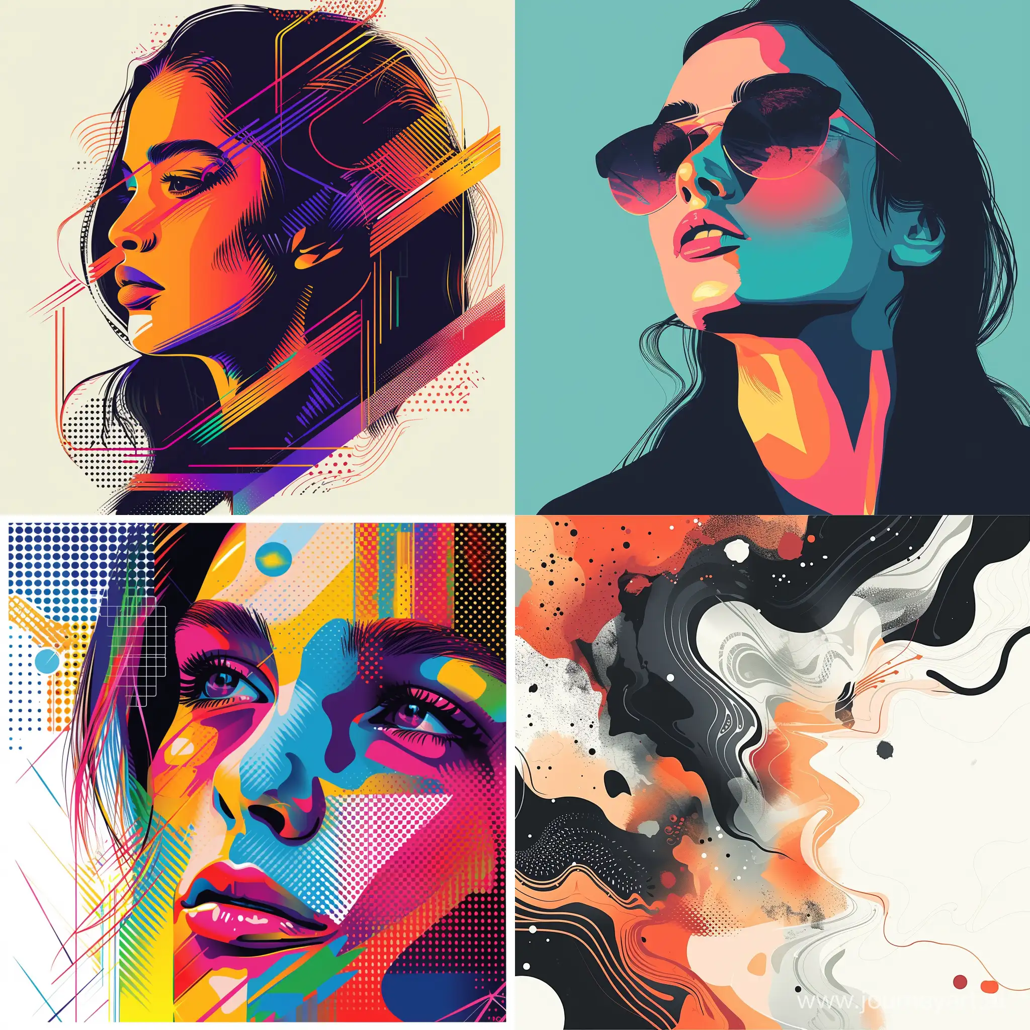 Vibrant-Art-Vector-Abstract-Composition-with-Unique-Style