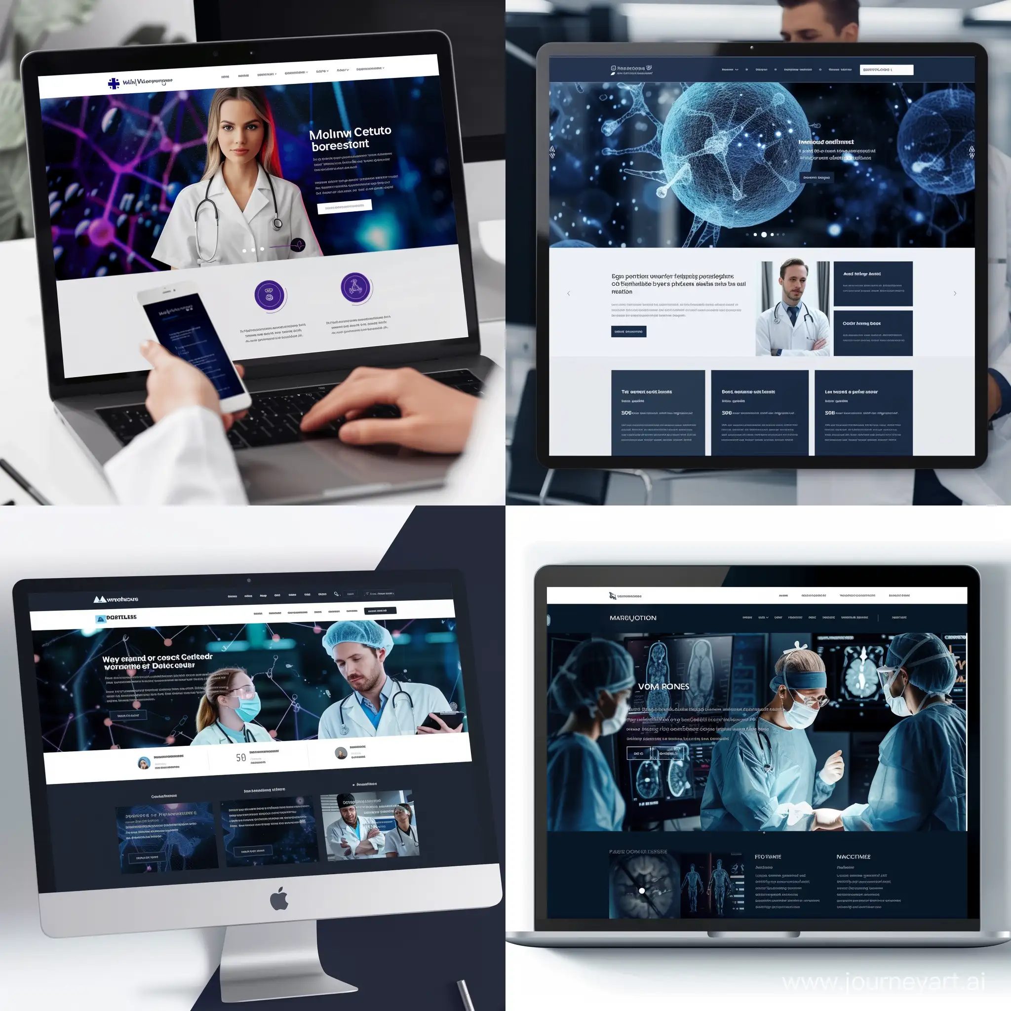 Medical-Website-Design-in-Night-Style