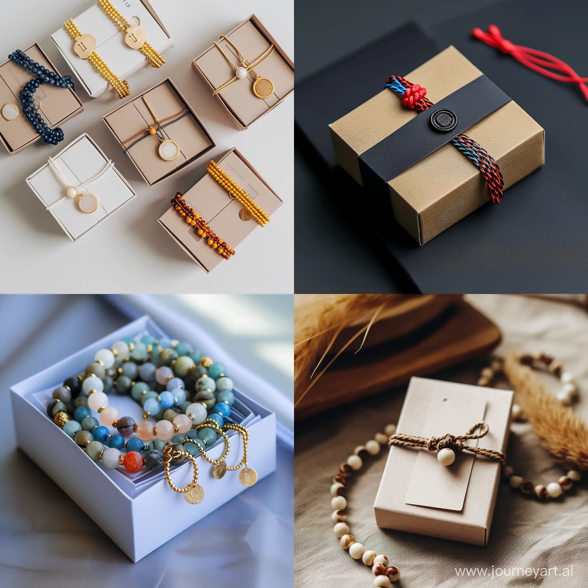 Colorful-Packaging-of-Youth-Bracelets-on-Display