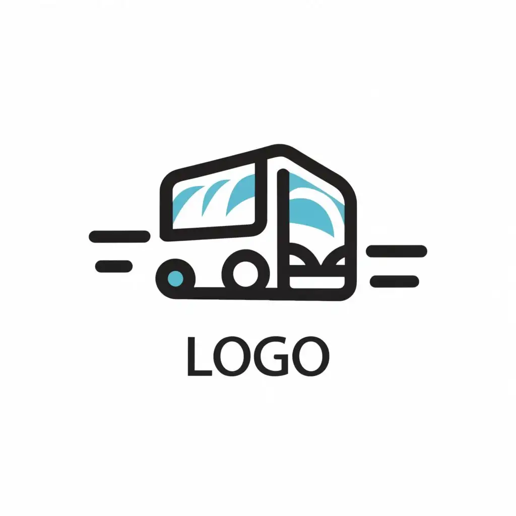 a logo design,with the text "Logo", main symbol:bus,Moderate,be used in Travel industry,clear background