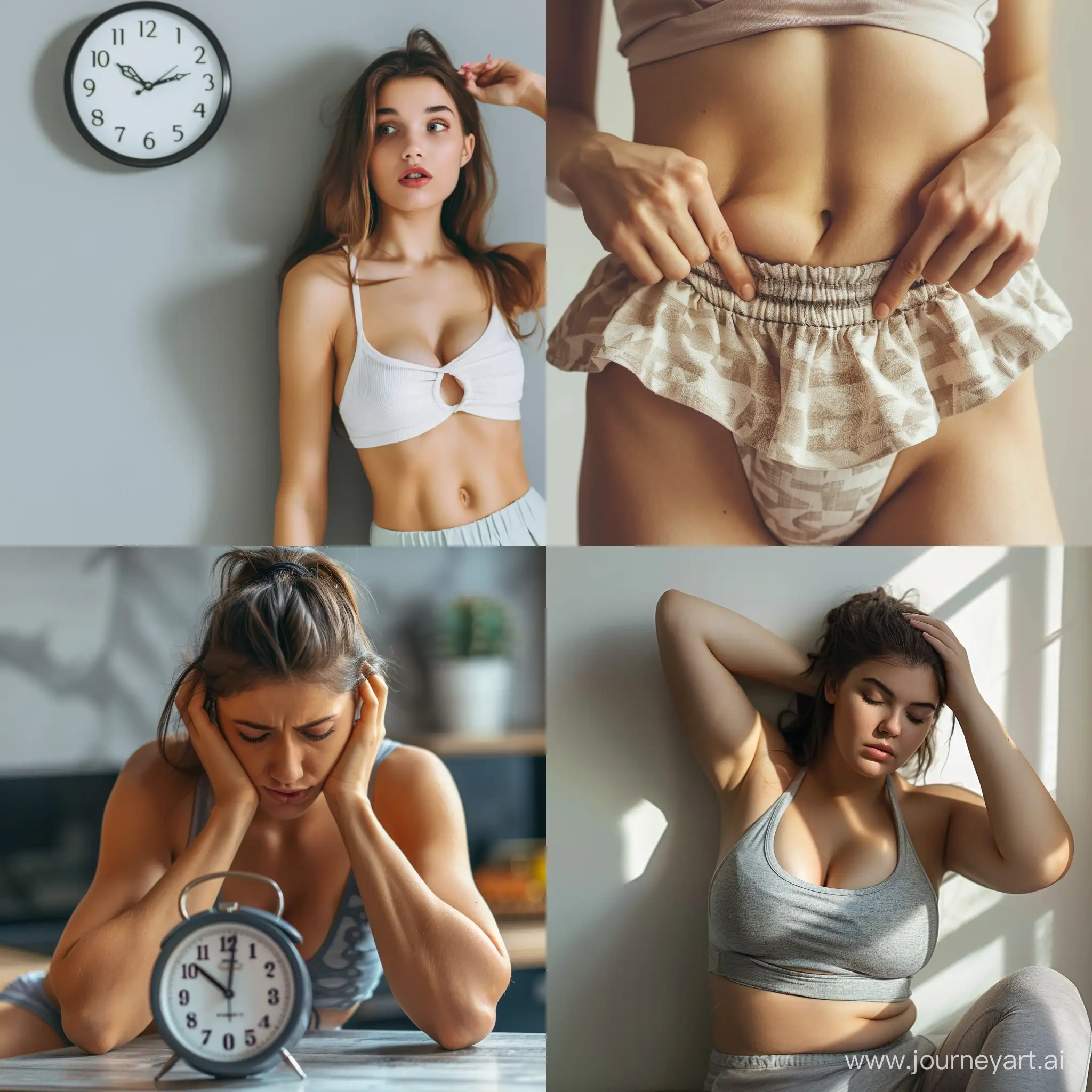 Woman-Contemplating-Weight-Loss-Motivation-and-Procrastination