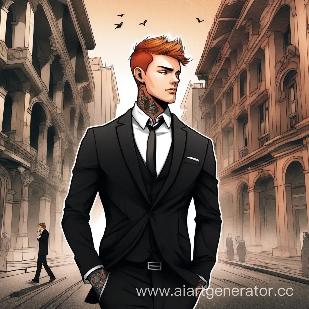 Stylish-Man-with-Russet-Hair-in-Urban-Setting