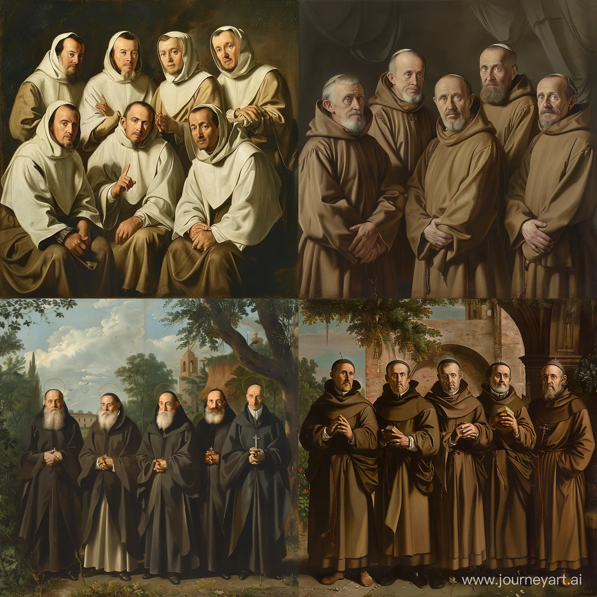 7 frailes fundadores de los siervos de María