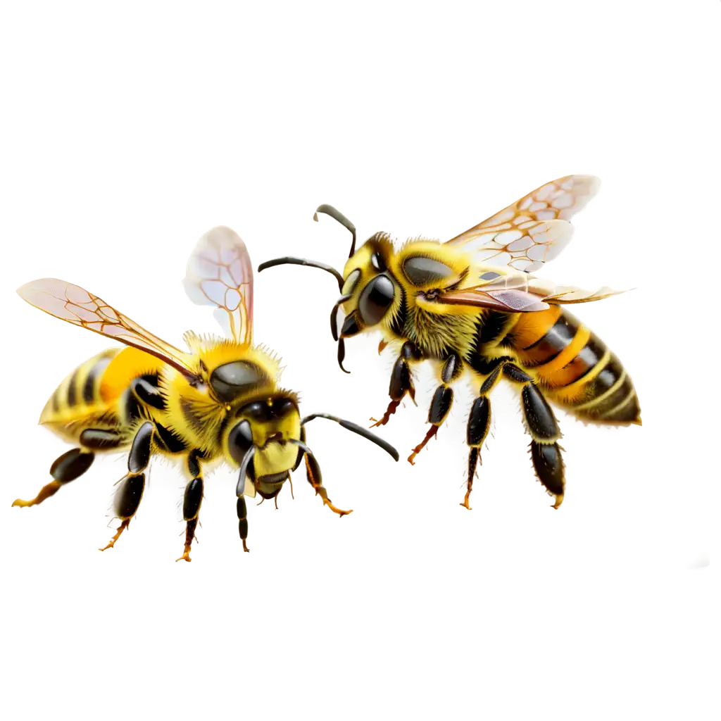 Impactful-PNG-Image-Bees-Battling-Pesticides-A-Visual-Narrative-of-Environmental-Struggle