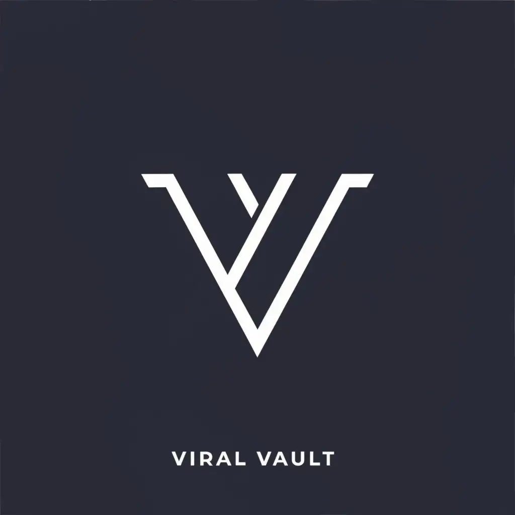a logo design,with the text "Viral Vault", main symbol:VV,Moderate,be used in Retail industry,clear background