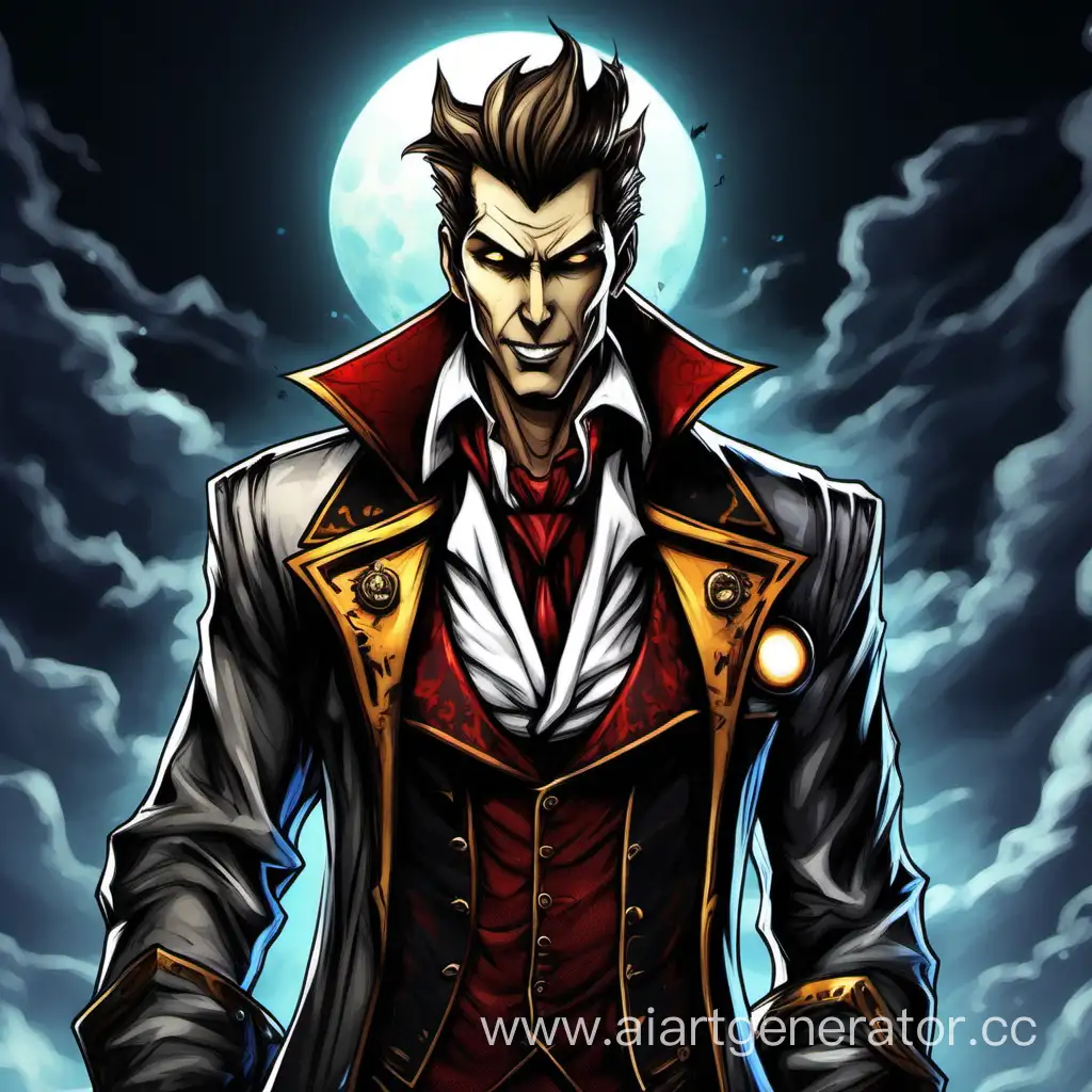 Handsome Jack Hyperion as a vampire
