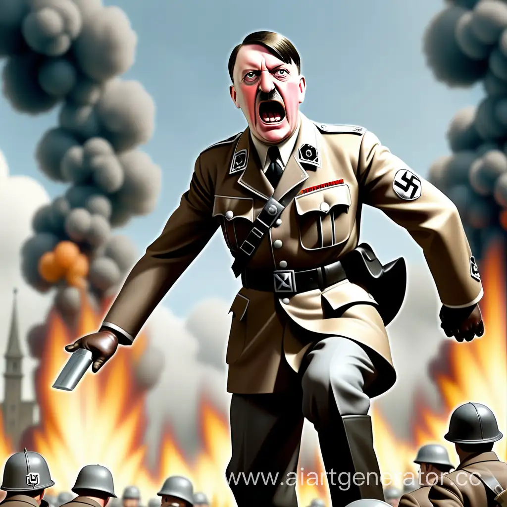 Adolf Hitler saves the day