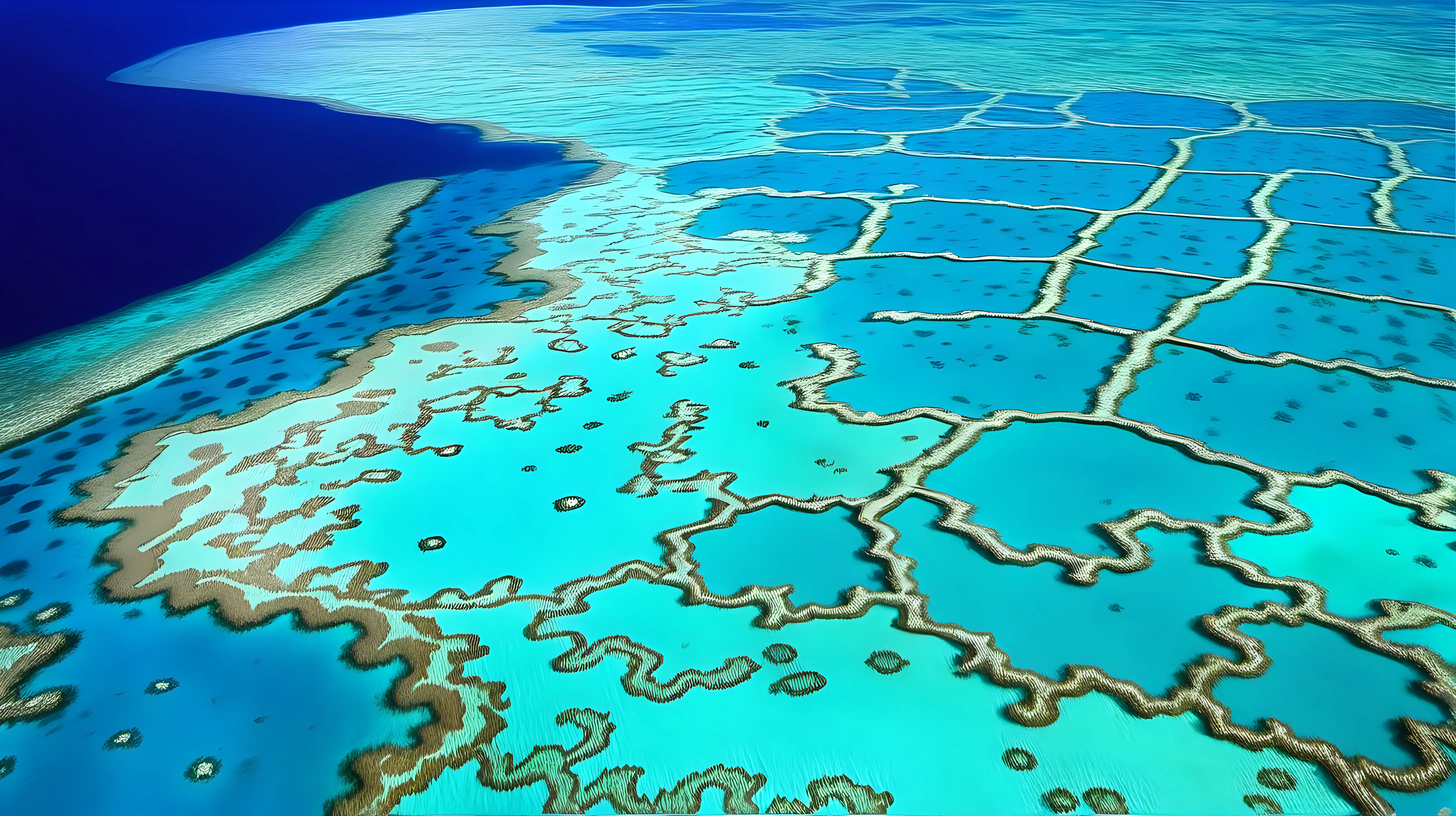 How Would Great Barrier Reef be at its best shape,show its magnificence
 and beauty
