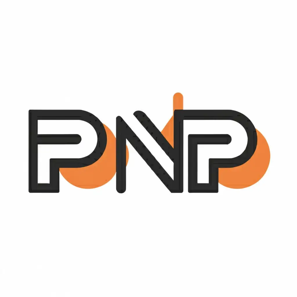 logo, simple, with the text "PNP", typography, be used in Education industry