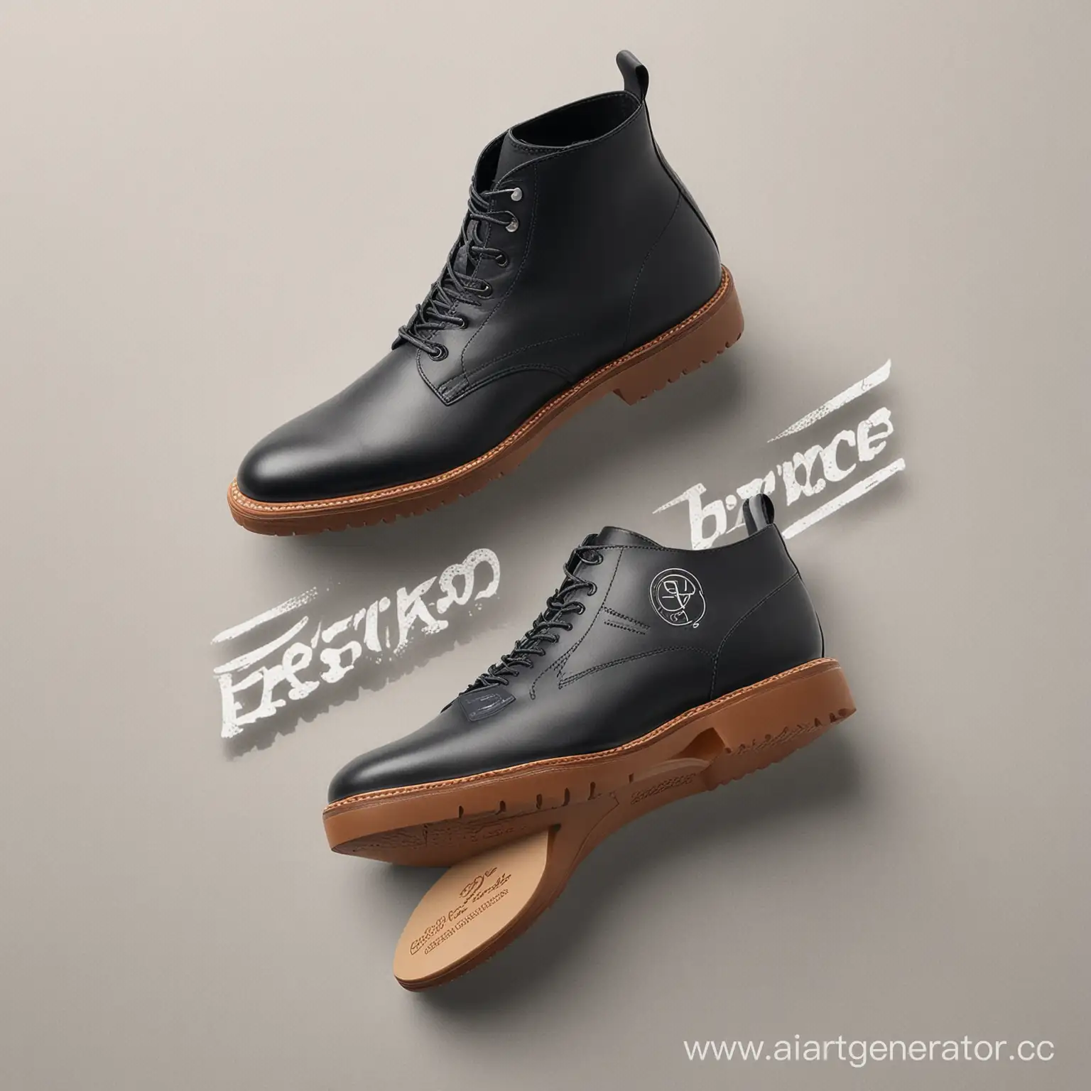 личный бренд обуви с логотипом обуви 