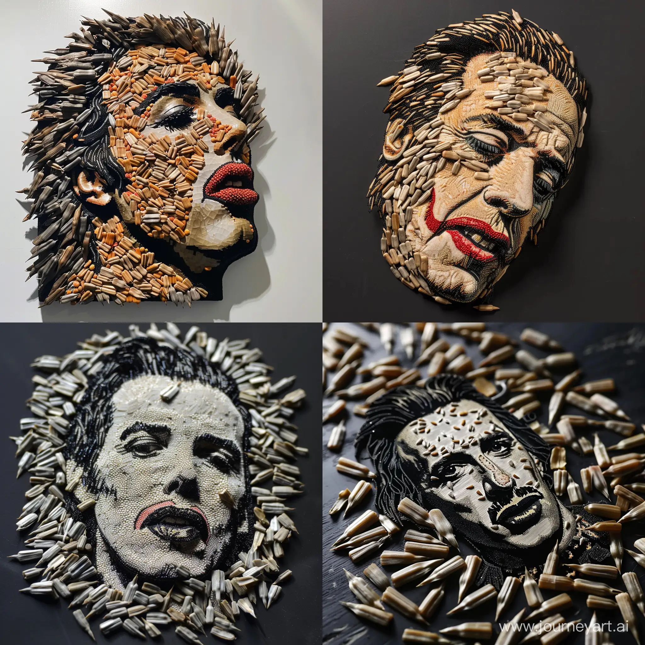 Sunflower-Seed-Marilyn-Manson-Sculpture