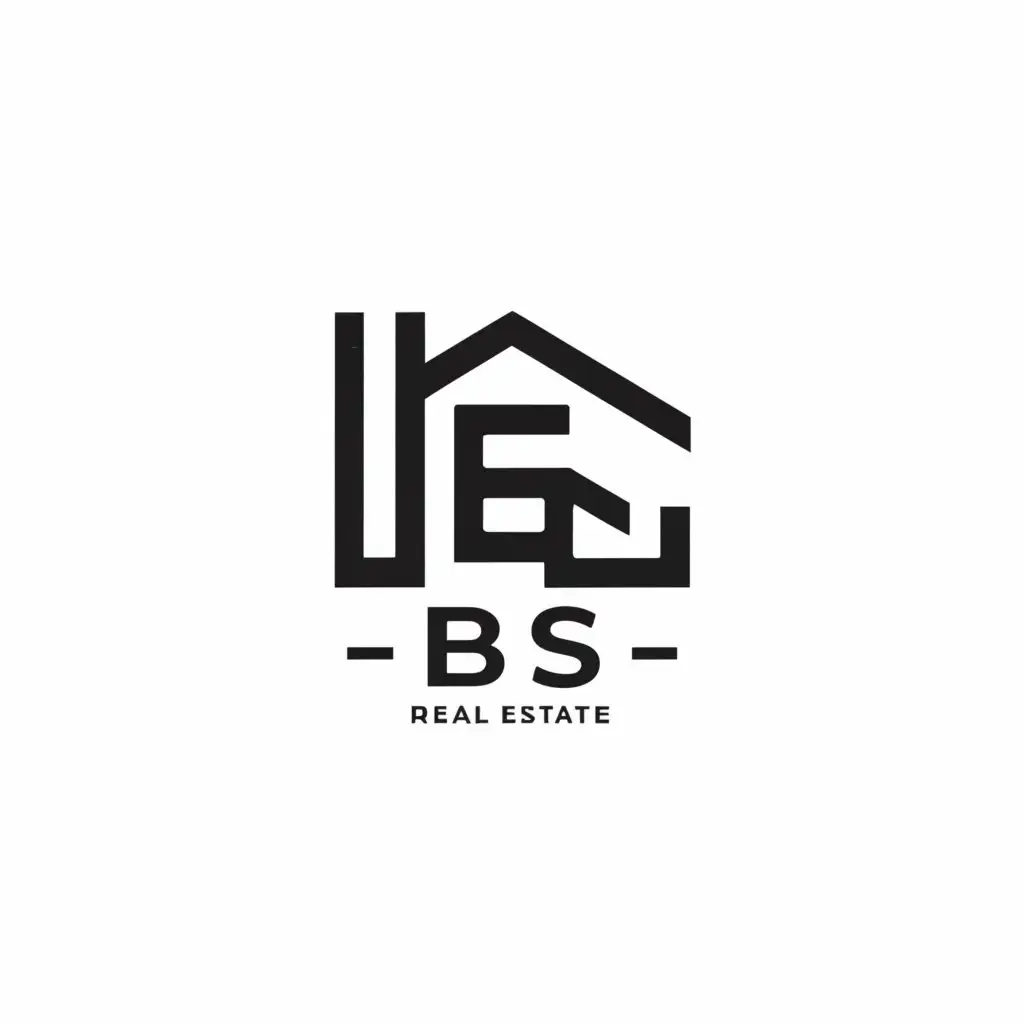 a logo design,with the text "BS", main symbol:BABA SHYAM DEVELOPERS,Moderate,be used in Real Estate industry,clear background