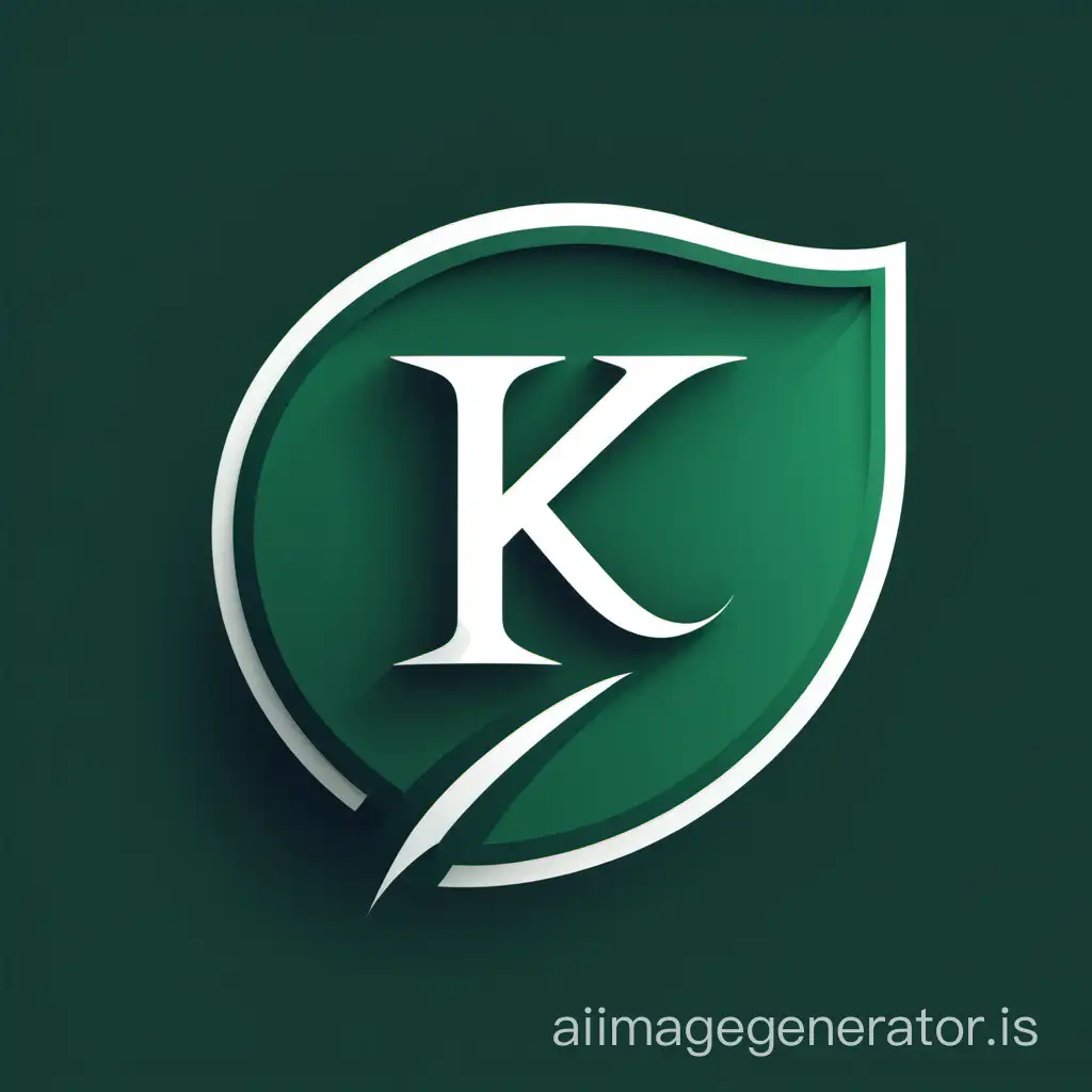 Professional-Task-Completion-Logo-Stylized-KT-with-Check-Mark-in-Dark-Green-and-White