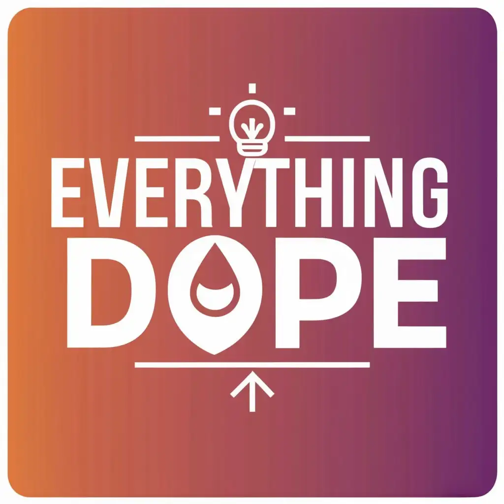 a logo design,with the text "EveryThing Dope Logo", main symbol:Creative Corporate Image,Moderate,be used in Entertainment industry,clear background