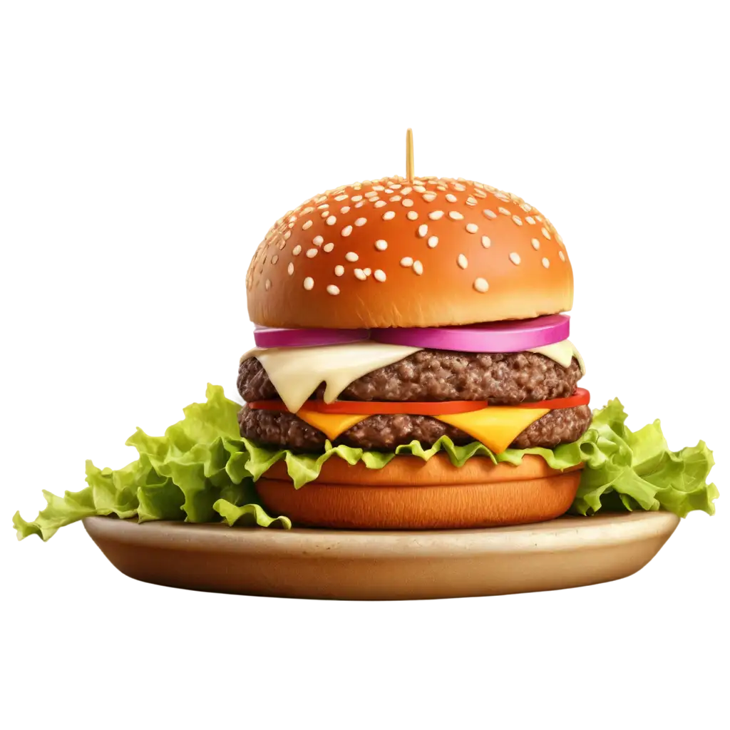 Fresh-and-Realistic-Hamburger-PNG-Image-for-Enhanced-Visual-Appeal