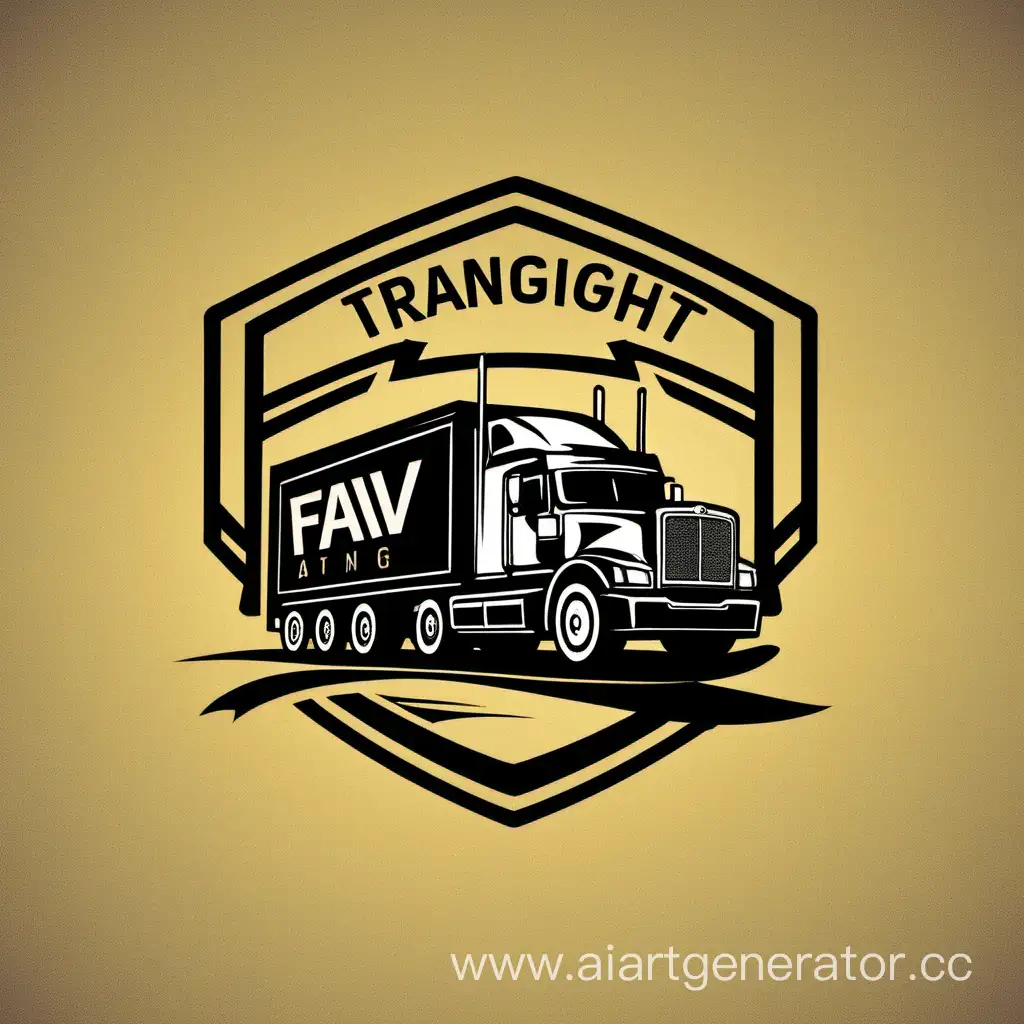 Логотип тля грузовой транспортной компании