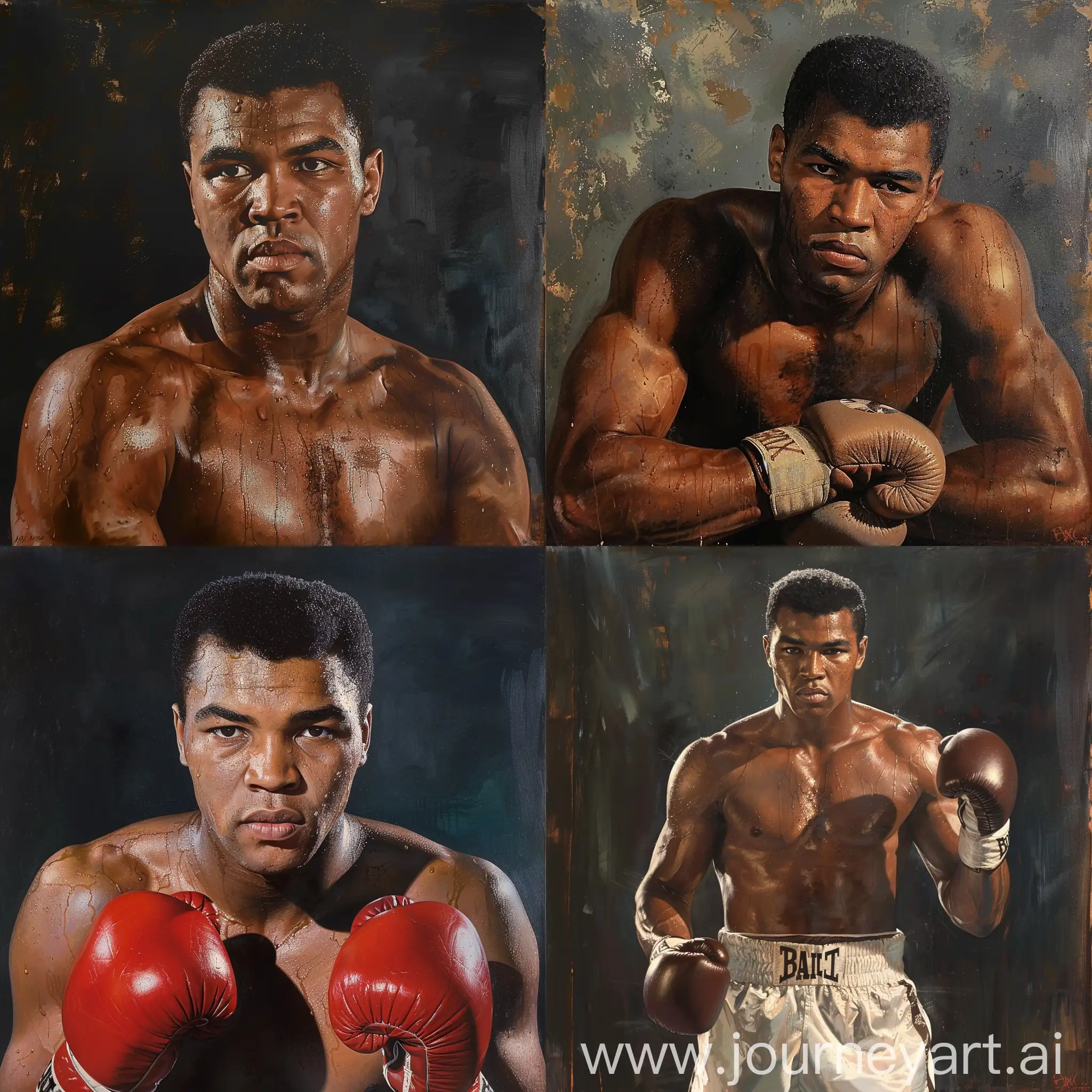 Muhammad-Ali-Clay-Sculpture-Legendary-Boxing-Champion-Portrait