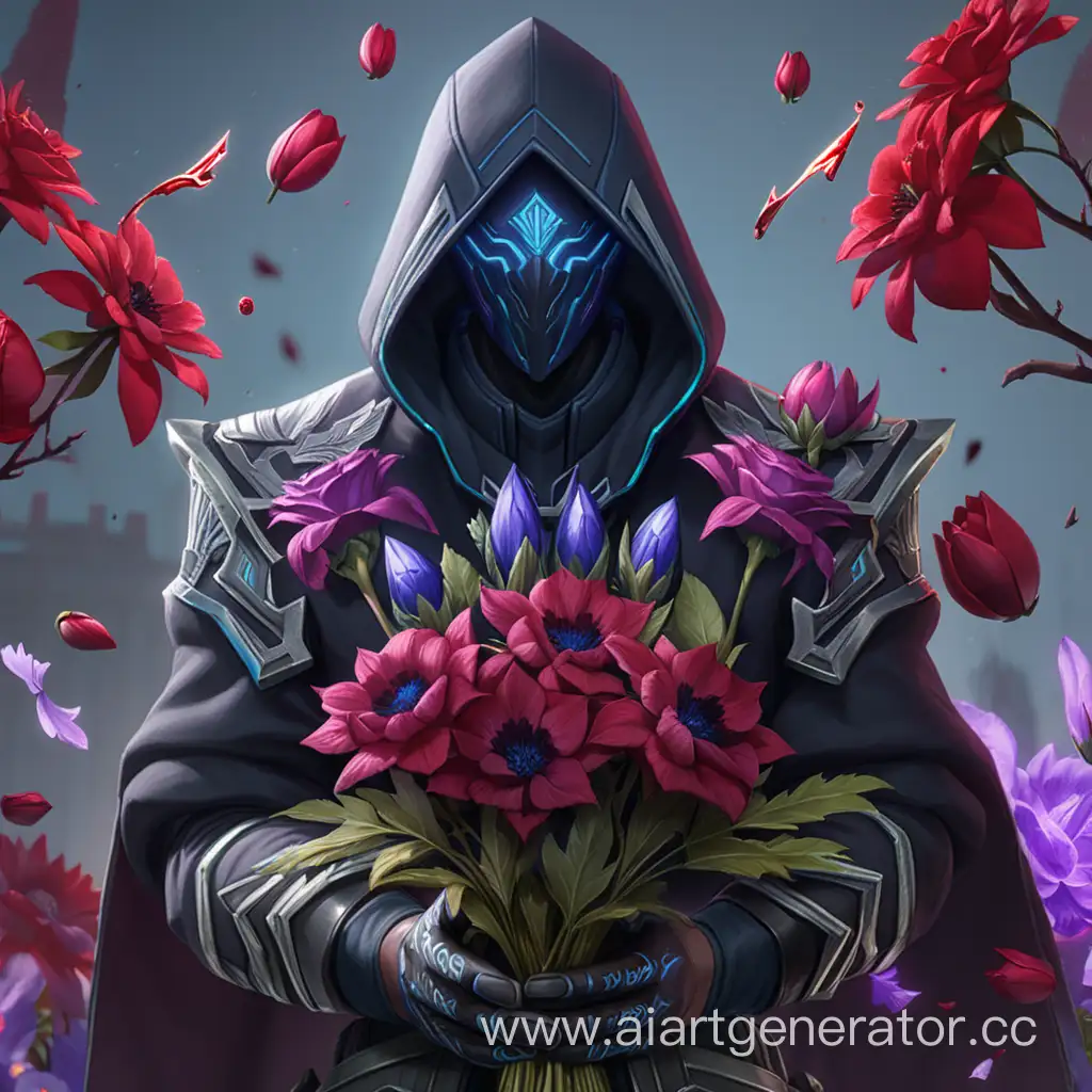 Valorant-Omen-Holding-Flowers-Fan-Art