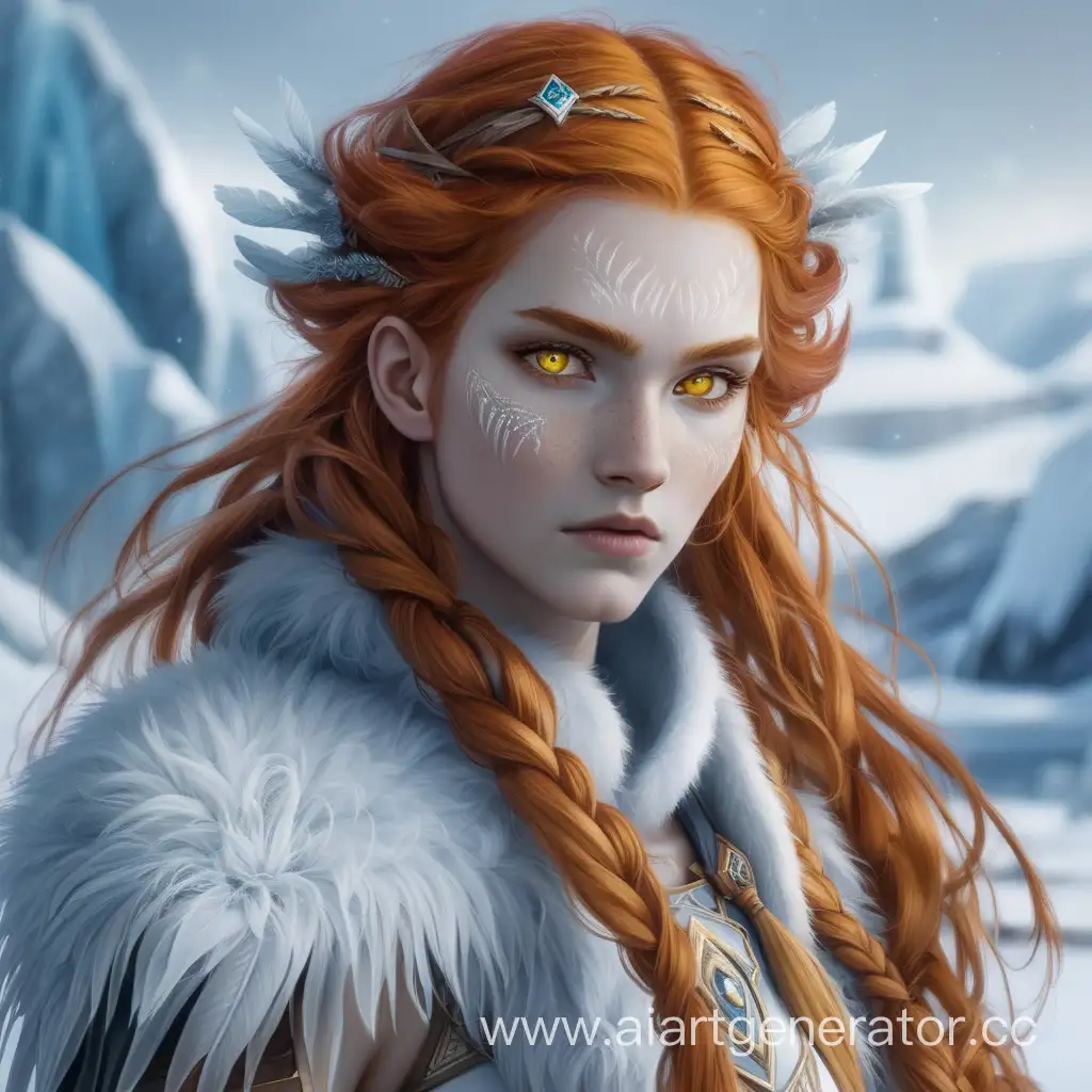 Frost-Maiden-with-a-Guardian-Enchanting-FairSkinned-Character-with-GoldenRed-Locks