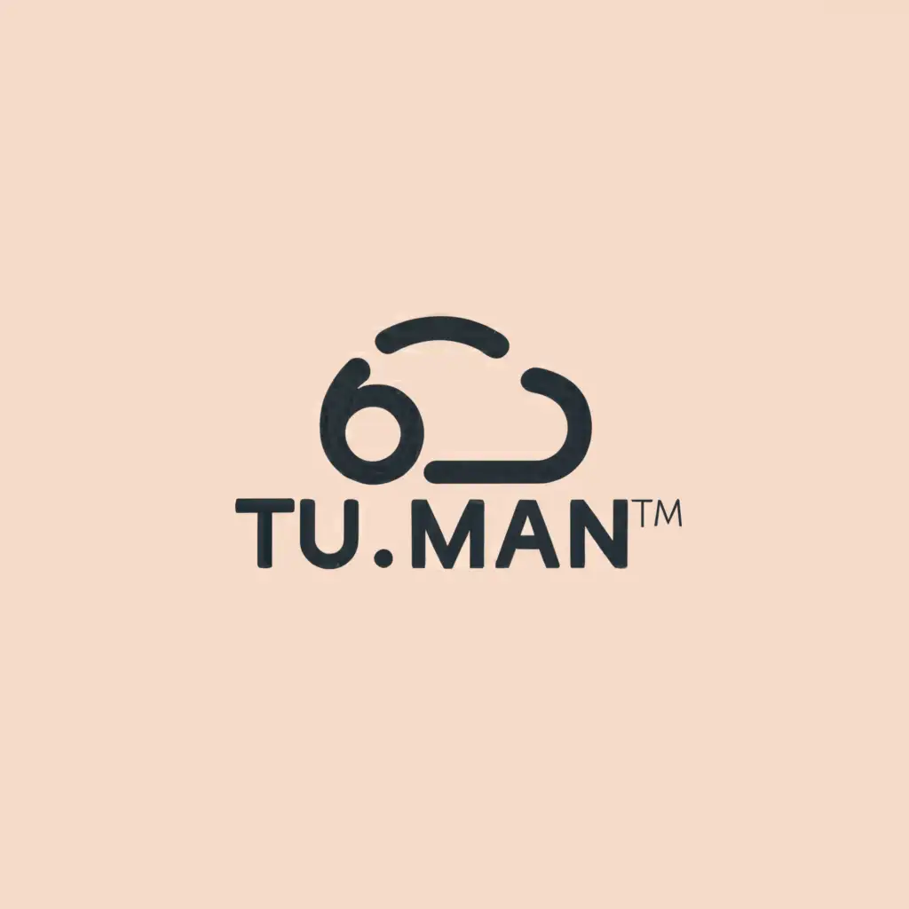 a logo design,with the text 'Tu.man™', main symbol:Fog,Moderate,be used in Retail trade industry,clear background