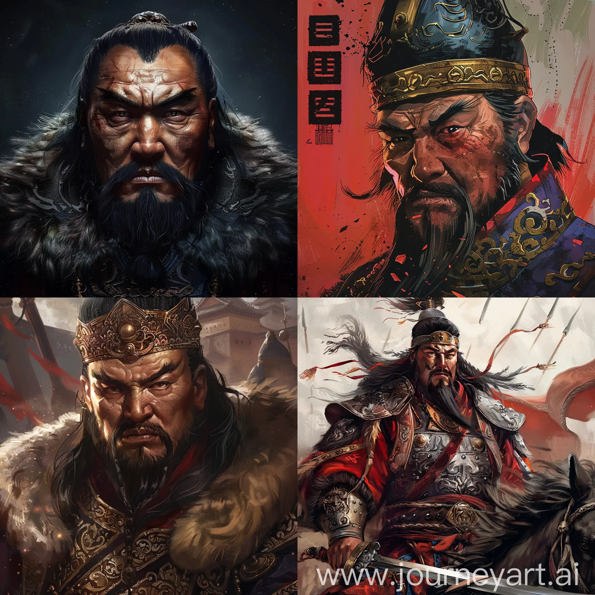 Sinister-Portrait-of-Genghis-Khan-in-a-11-Aspect-Ratio