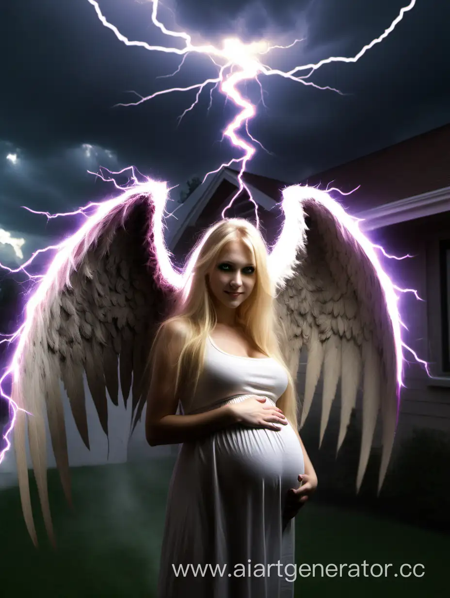 Protective-Pregnant-Angel-with-Lightning-Staff-Guards-House-with-Magical-Energy