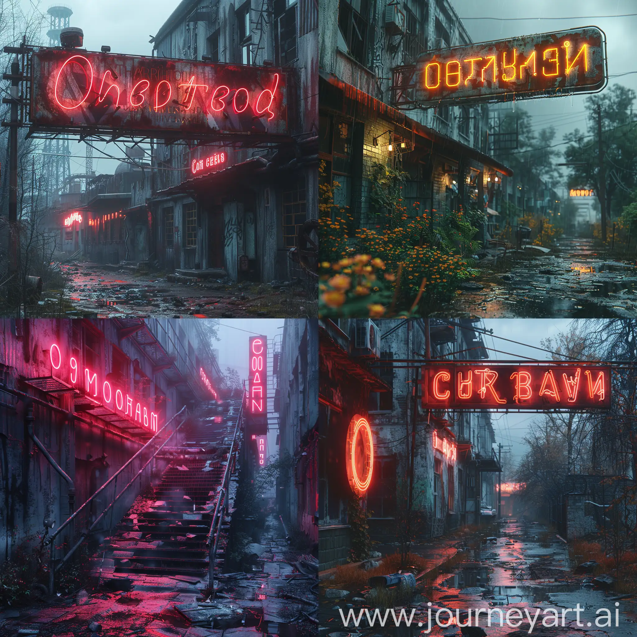 Futuristic-Chernobyl-Cityscape-with-Vibrant-Neon-Lights