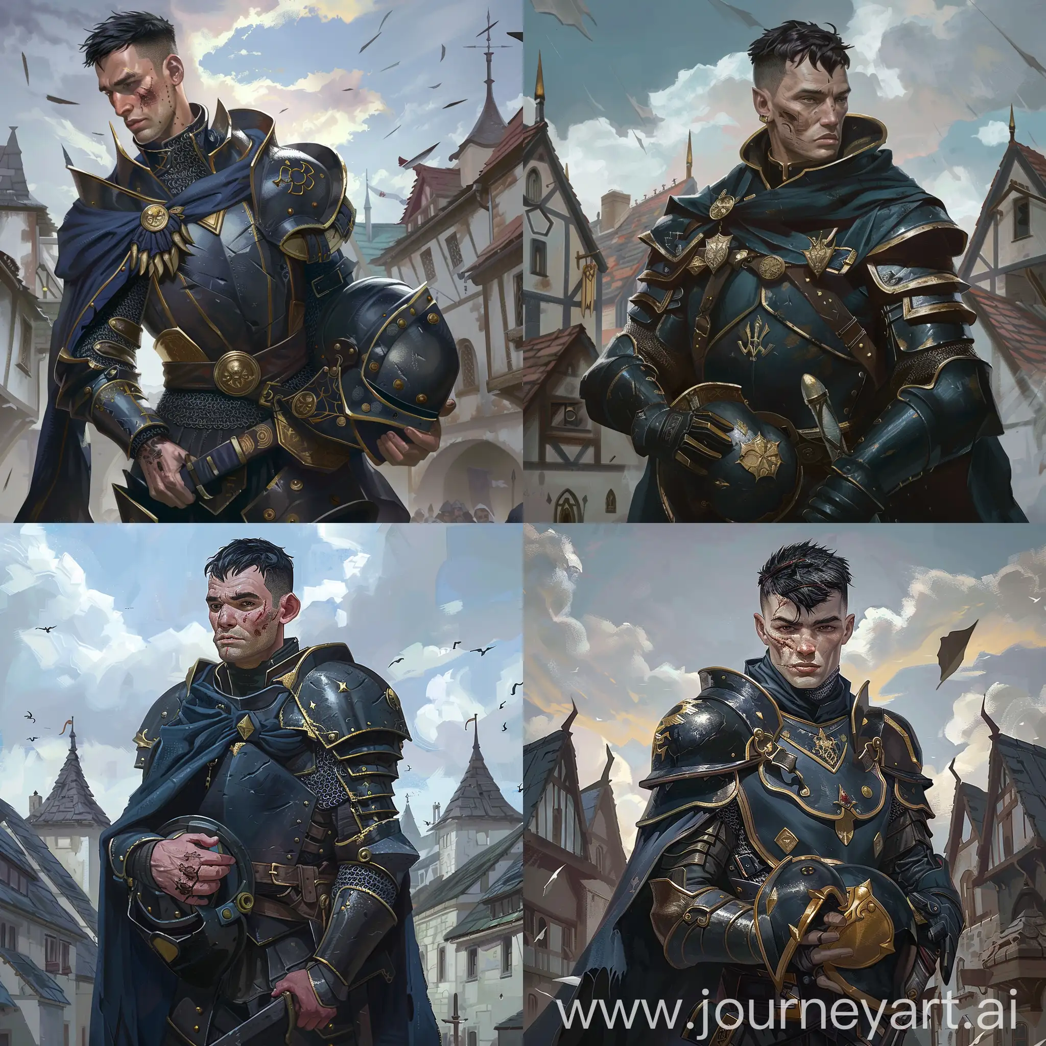 Mighty-Male-Paladin-in-Knights-Armor-Holding-Helmet