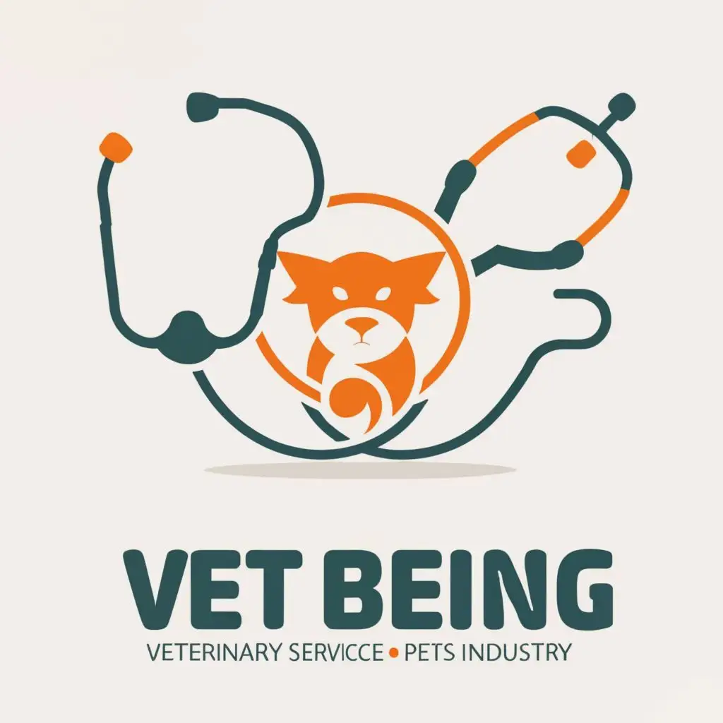 a logo design,with the text "Vet Beings", main symbol:veterinary,Moderate,be used in Animals Pets industry,clear background