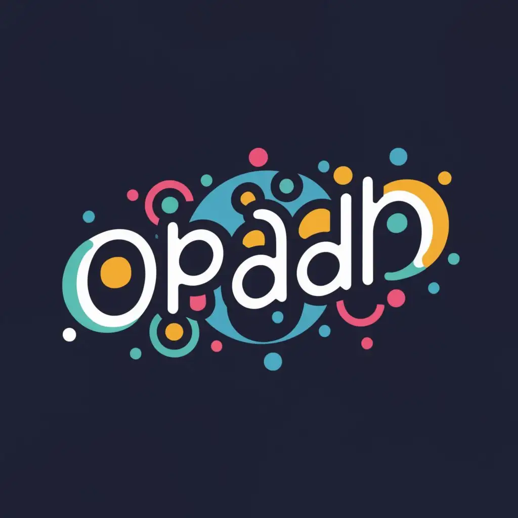 logo, internet, with the text "Obadh", typography, be used in Internet industry