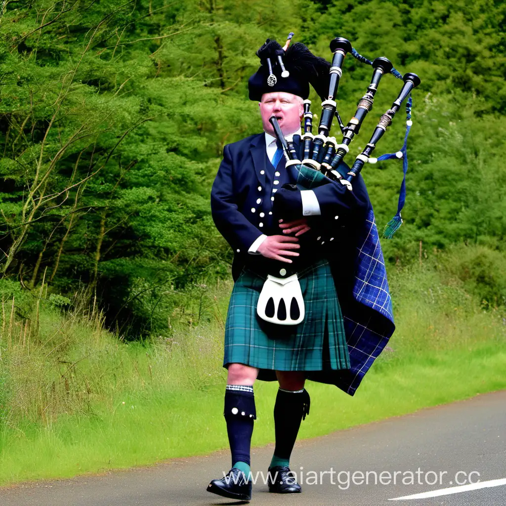 Traditional-Scottish-Bagpiper-Playing-in-Highland-Landscape