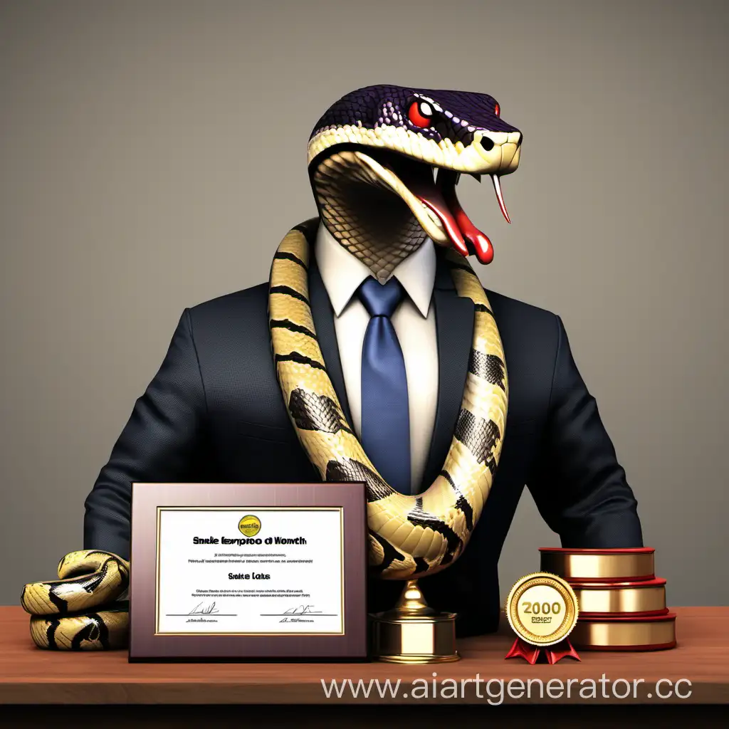 Top-Call-Center-Employee-Snake-Wins-Employee-of-the-Month-Awards