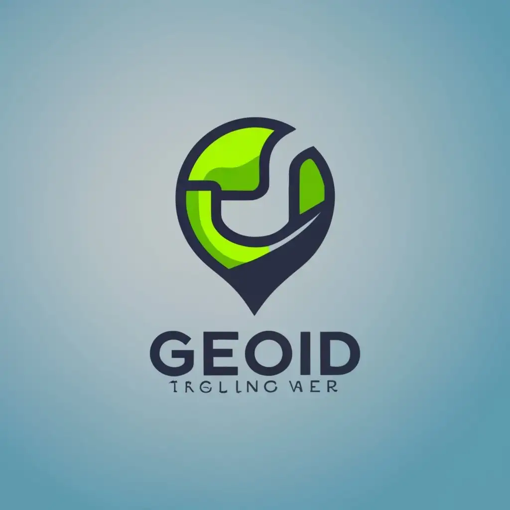 logo, GPS Construction Landscape design, with the text "Geoid", typography, be used in Construction industry