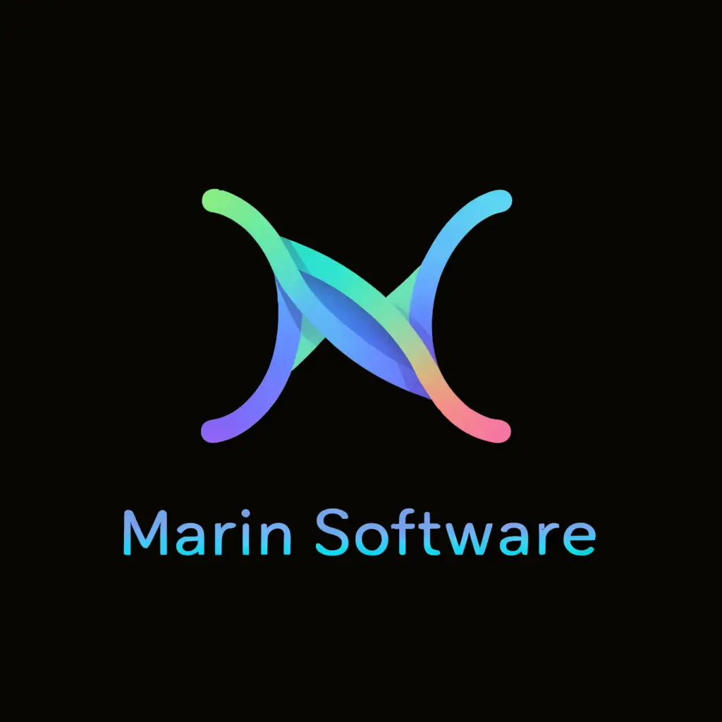 a logo design,with the text "MARIN SOFTWARE", main symbol:LOGO,Moderate,clear background