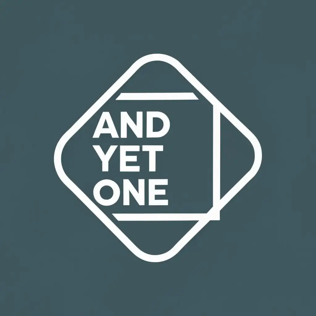 logo, SQUARE, with the text "AND YET ONE", typography, be used in Entertainment industry