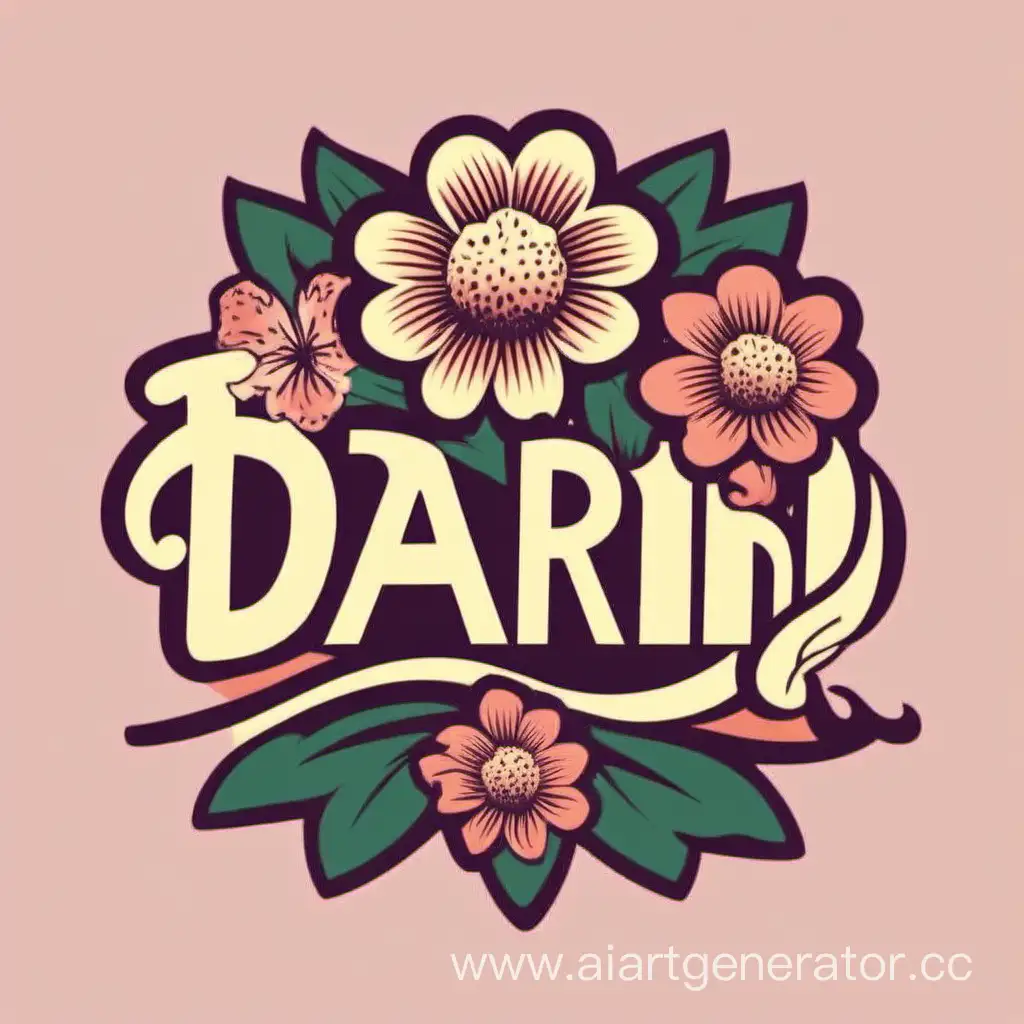 Dari-Flowers-Logo-Design-with-Elegant-Blossoms