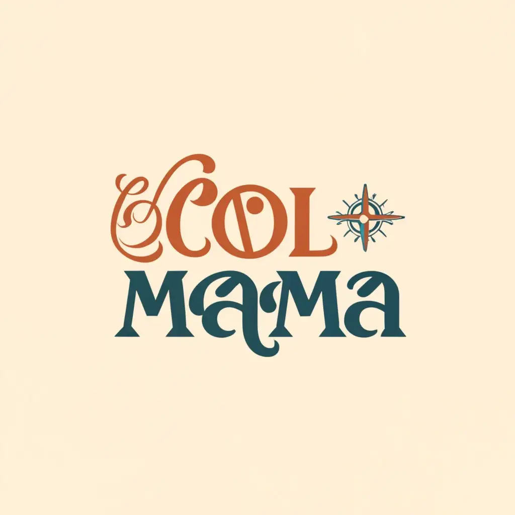 a logo design,with the text "col mama", main symbol:travel,complex,be used in Travel industry,clear background