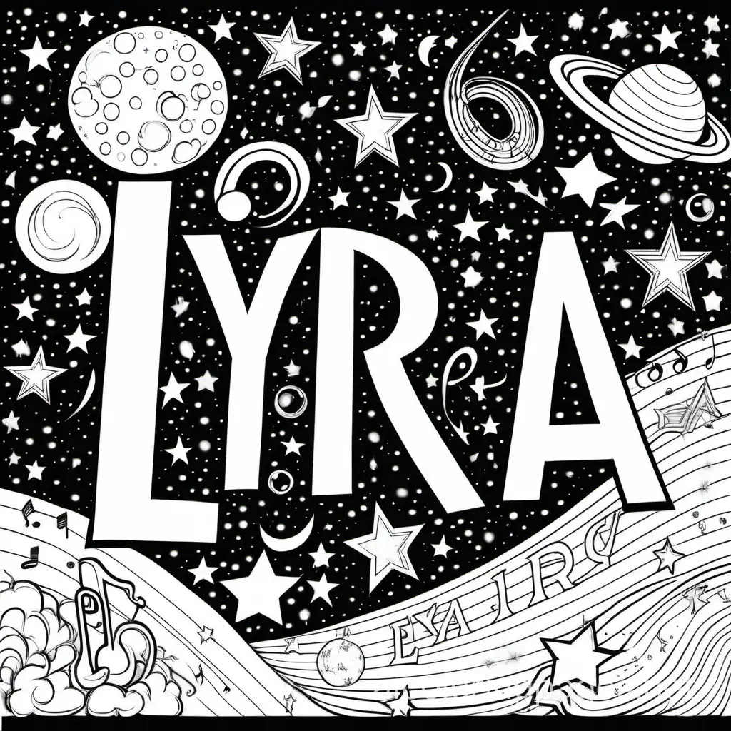 Lyra-Constellation-Coloring-Page-with-Harp-and-Stars-for-Kids