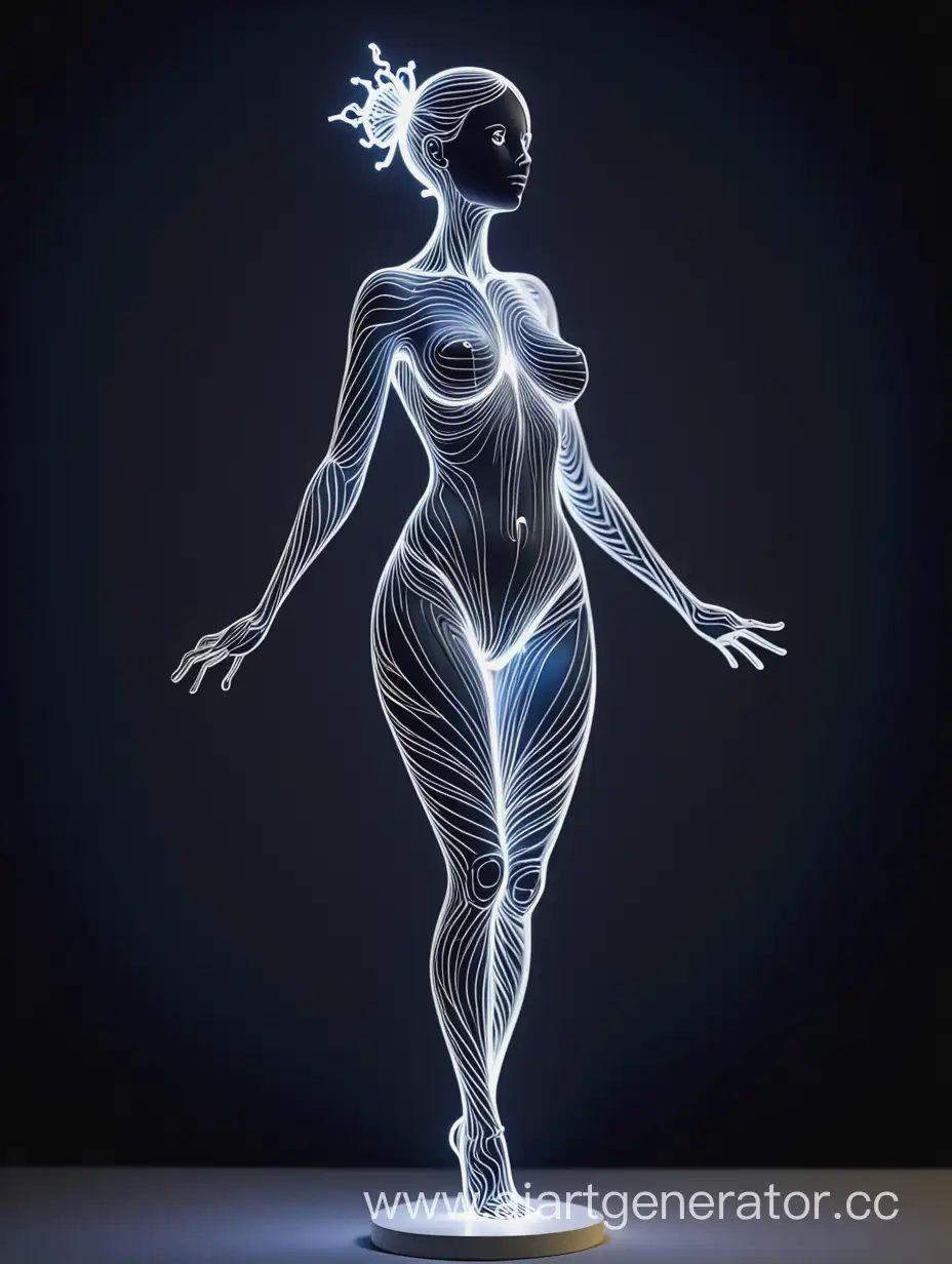 Ethereal-3D-Lightning-Sculpture-Celebrating-Feminine-Beauty