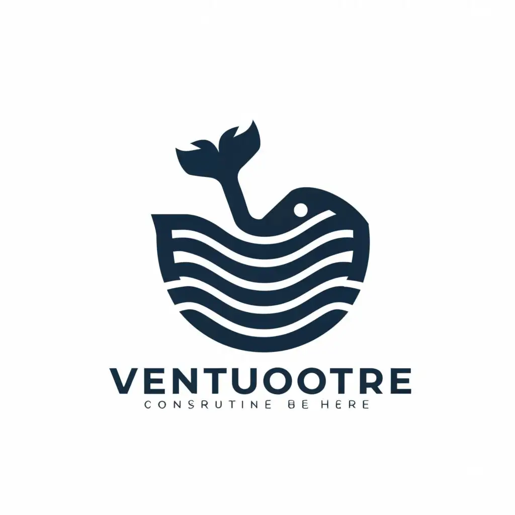 LOGO-Design-for-VENTUNOTRE-Whale-Symbol-in-Construction-Blue-and-White-with-Clean-Aesthetic