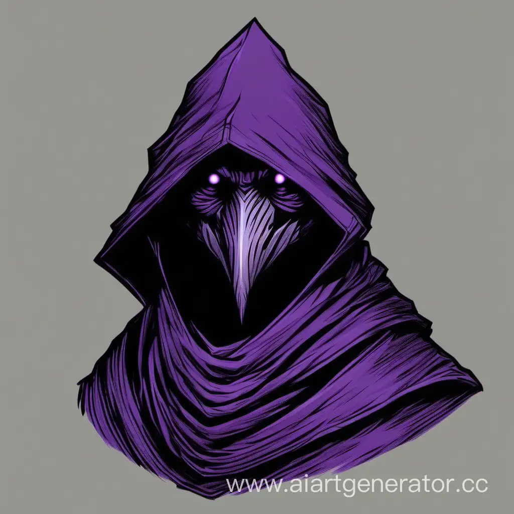 Mysterious-Kenku-Adventurer-with-Intricate-Scars-and-Vivid-Purple-Eyes