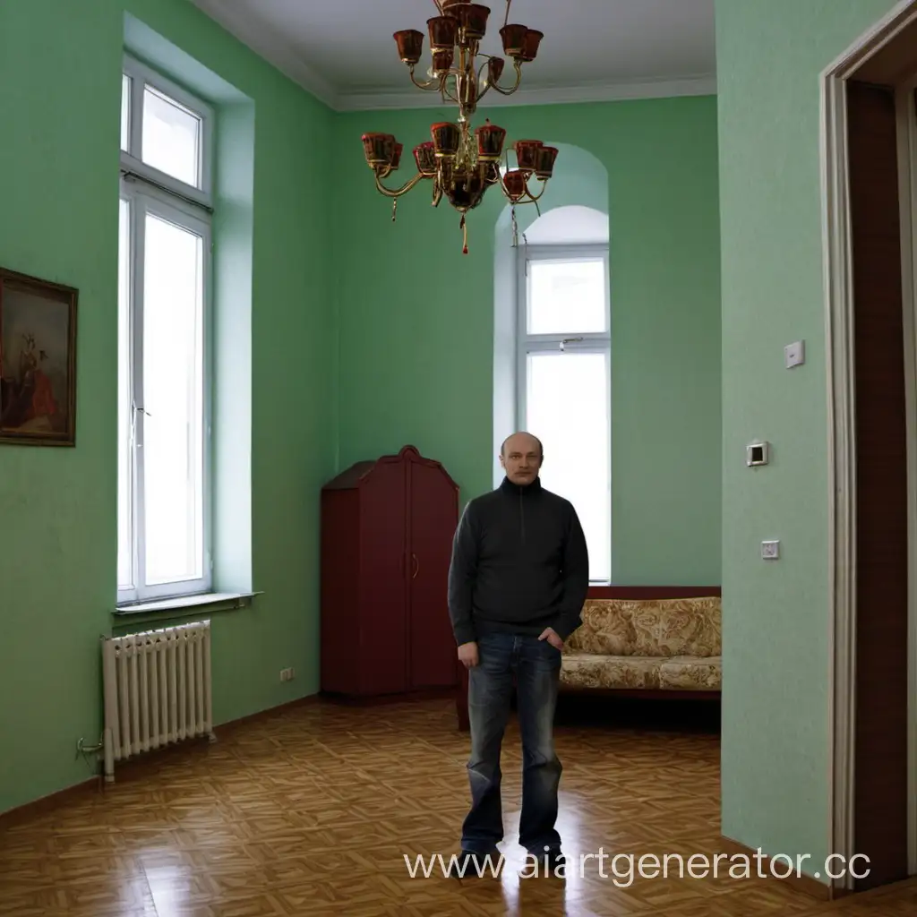 Andreas-Pichman-Relaxing-in-a-Traditional-Russian-Apartment