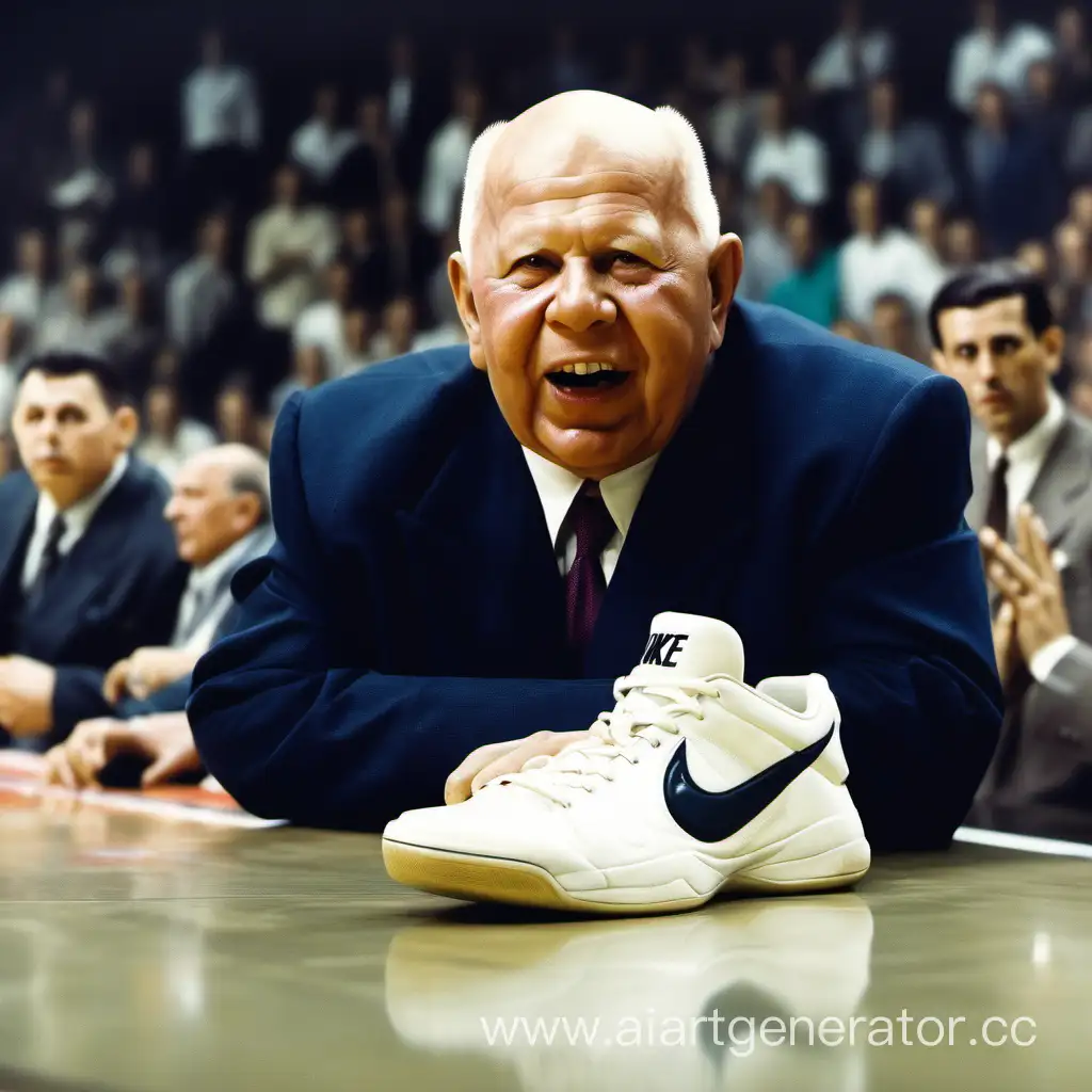 Nikita-Khrushchev-Furiously-Strikes-Table-with-Nike-Sneaker